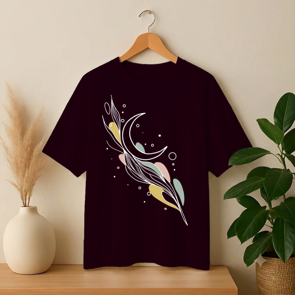 Drop Shoulder T-Shirt - Whispers of the Crescent