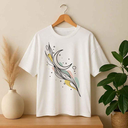 Drop Shoulder T-Shirt - Whispers of the Crescent